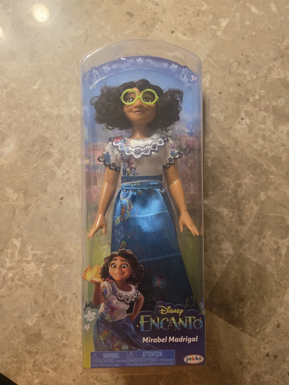 Disney Mirabel Madrigal Doll with Blue Skirt and Green Glasses